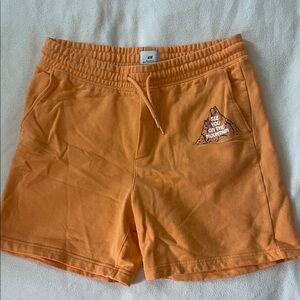 H&M Vibrant Orange Graphic Shorts